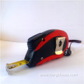 Red Black Color Case Self Locking Measuring Tape